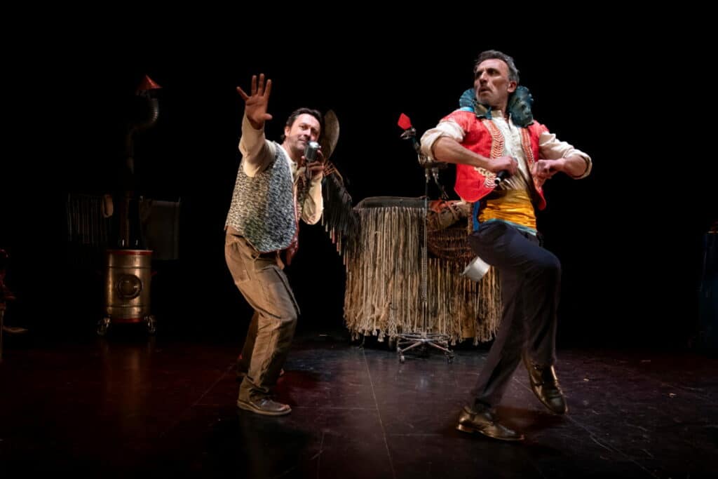 Comédie musicale et théâtrale inspirée du conte "Les musiciens de Brême" des frères Grimm. Spectacle jeune public et familial pour aborder le temps qui passe. Théâtre intergénérationnel pour parler de la vieillesse et des changements sociétaux.